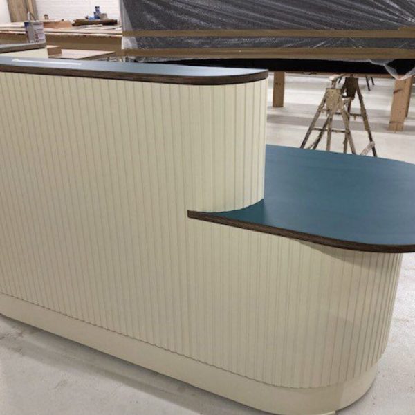 Joinery Reception desk made at our workshop